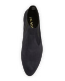 Suede Chelsea Boot, Blue