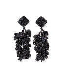 Grapes Chunky Beaded Dangle Earrings