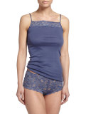 Moments Lace-Trim Lounge Cami, Indigo