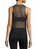 Lucid Mesh Sport Tank, Black