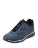 Techmerino Rubberized Sneaker, Navy