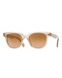 Masek Universal-Fit Square Sunglasses, Pink