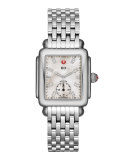 16mm Deco Diamond Dial Watch Head, Steel