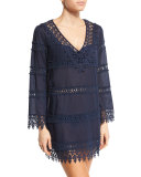 Crochet Lace Coverup Dress