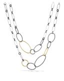 Mobile Link Necklace with Gold