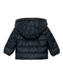 GG Jacquard Puffer Jacket, Navy, Size 6-36 Months