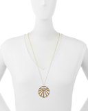 Ray Cutout Pendant Necklace