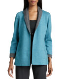 Contrast-Facing Felted Merino Jacket 