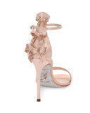 Crystal-Bow Patent 105mm Sandal, Neutral