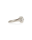 Estate Art Deco Octagonal Diamond Engagement Ring, Size 5.25