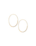 Medium Expose Wave Magic Diamond Hoop Earrings