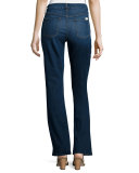 Riche Touche Classic Slim Boot-Cut Jeans, Medium Blue