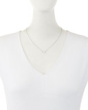 18k White Gold Diamond Solitaire Pendant Necklace, 1.00ctw G/SI1