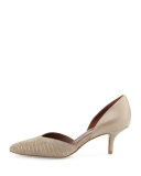 Finn d'Orsay 55mm Pump, Beige