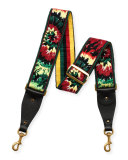 Tie-Dye Embroidered Guitar Strap for Handbag, Army
