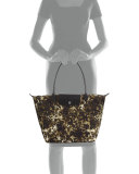 Le Pliage Néo Fantaisie Large Printed Tote Bag, Khaki