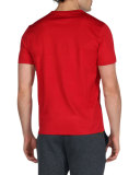 Crystal Monster Eyes Short-Sleeve Tee, Red