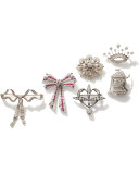 Estate Edwardian Diamond Bow Pin