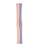 Long Striped Netted Scarf, Multicolor