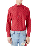 GucciGhost Duke Shirt, Red