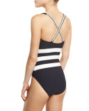 Regatta Striped One-Piece Swimsuit