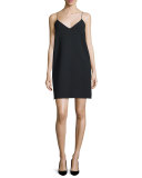 Raja V-Neck Cami Dress, Black