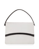 Crocodile Flap Shoulder Bag