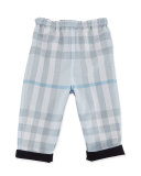 Casual Cotton Trousers, Blue, 3-18 Months