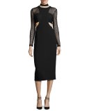 Mack Layered Midi Dress