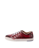 Playfield Side-Stitch Leather Sneaker, Red