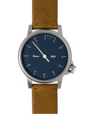 M24 Stainless Steel Watch with Leather Strap, London Tan