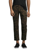 Camo-Print Utility Cargo Pants 