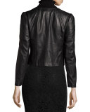 Napa Leather Jacket, Black