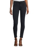 Nico Mid-Rise Distressed Skinny Ankle Jeans, Dissension 