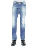 Safado 816P Faded Denim Jeans, Indigo