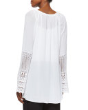 St. Barts Tunic W/ Crochet Sleeves 