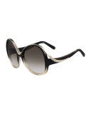 Mandy Oval Acetate Sunglasses