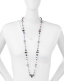 Verona Long Quartz/Pearl Necklace, 39"