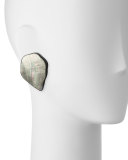 Freeform Petal Clip-On Earrings