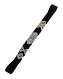 Estate Edwardian Diamond Velvet Choker Necklace