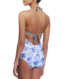 Levana Multi-Print One-Piece Swimsuit
