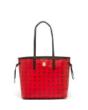 Medium Reversible Shopper Bag, Ruby Red 