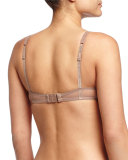 Encens'moi Dotted-Tulle Banded Demi Bra, Mink