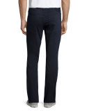 Essential Five-Pocket Stretch-Twill Pants, Navy