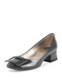 Belle de Nuit Rubber-Sole Pump, Black