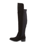 Stagecoach Suede Over-the-Knee Boot, Black