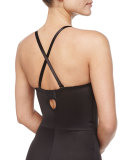 Plunge-Neck Strapless Control Bra Slip