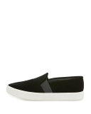 Blair-12 Velvet Skate Sneaker, Black