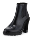 Original Refined Rubber Chelsea Boot, Black