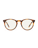 O'Malley NYC Peaked Round Photochromic Sunglasses, Tortoise